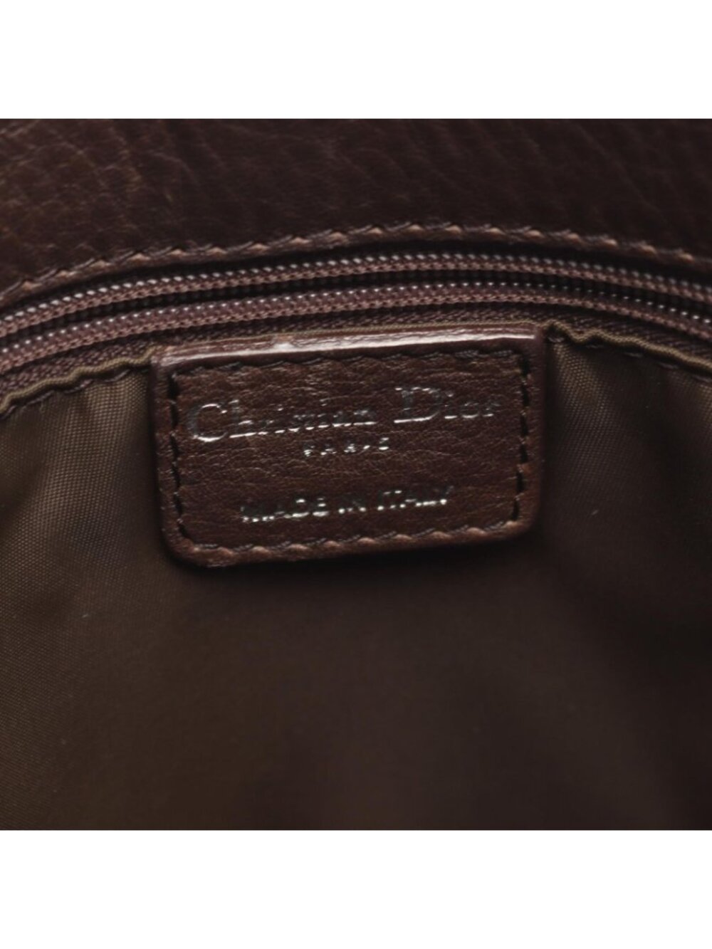Dior Dio Tote tosnine Tobta Brown Canvas Leather - Picture 4 of 12